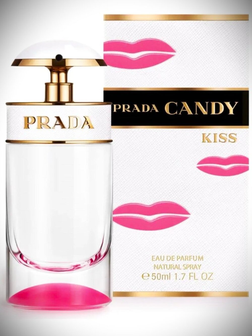 PRADA CANDY Kiss Eau de Parfum Ntural Spray for Women 1.6 Fl. Oz 50 ml